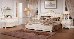 Спальня Венеция, новая модель белая и орех
